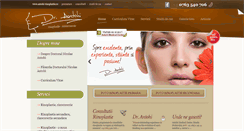 Desktop Screenshot of drantohi-rinoplastie.ro